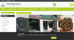 Desktop Screenshot of gyoztesekboltja.hu